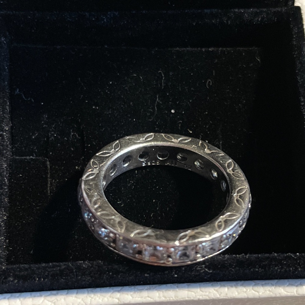 Pandora Sparkling Row Eternity Ring Large Cz Reti… - image 4